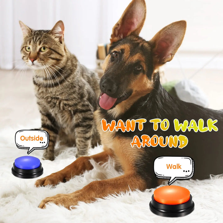 Recordable Pet Toys For Travel And Communication Used For Training And Fun